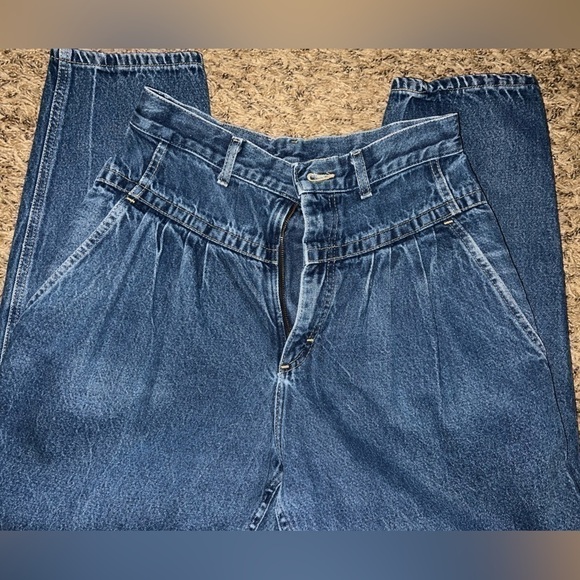 *Vintage* LEE 80/90s High Rise Taper Ankle Mom Jeans - Picture 2 of 5